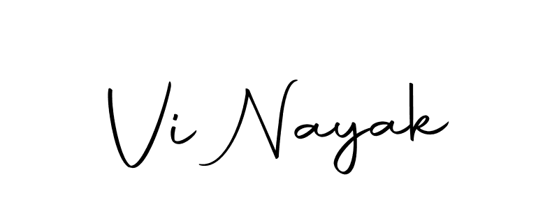 It looks lik you need a new signature style for name Vi Nayak. Design unique handwritten (Autography-DOLnW) signature with our free signature maker in just a few clicks. Vi Nayak signature style 10 images and pictures png