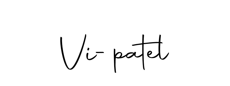 Make a beautiful signature design for name Vi-patel. Use this online signature maker to create a handwritten signature for free. Vi-patel signature style 10 images and pictures png