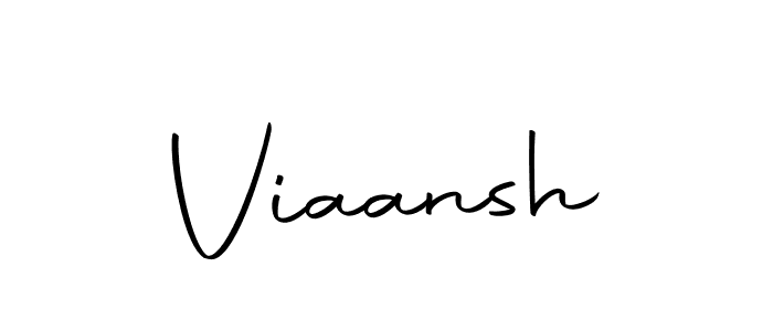 if you are searching for the best signature style for your name Viaansh. so please give up your signature search. here we have designed multiple signature styles  using Autography-DOLnW. Viaansh signature style 10 images and pictures png