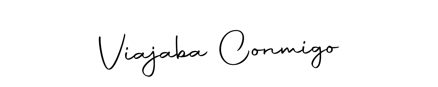 The best way (Autography-DOLnW) to make a short signature is to pick only two or three words in your name. The name Viajaba Conmigo include a total of six letters. For converting this name. Viajaba Conmigo signature style 10 images and pictures png