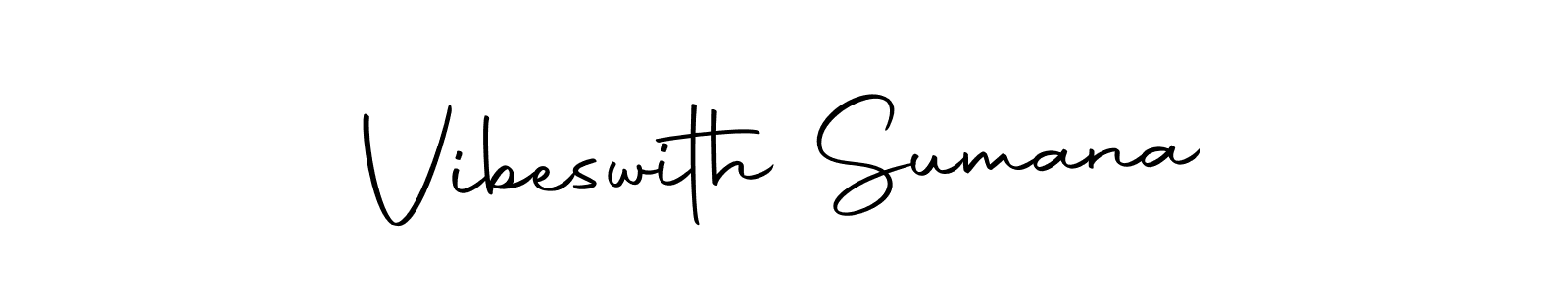 Make a short Vibeswith Sumana signature style. Manage your documents anywhere anytime using Autography-DOLnW. Create and add eSignatures, submit forms, share and send files easily. Vibeswith Sumana signature style 10 images and pictures png