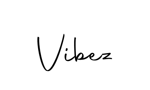 Design your own signature with our free online signature maker. With this signature software, you can create a handwritten (Autography-DOLnW) signature for name Vibez. Vibez signature style 10 images and pictures png