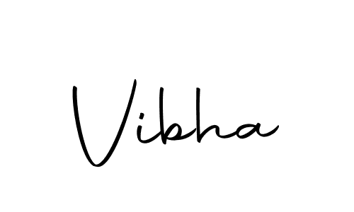 Make a beautiful signature design for name Vibha. Use this online signature maker to create a handwritten signature for free. Vibha signature style 10 images and pictures png