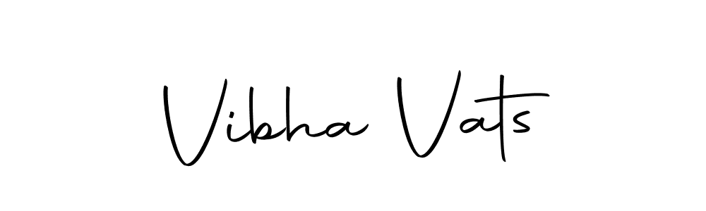 You should practise on your own different ways (Autography-DOLnW) to write your name (Vibha Vats) in signature. don't let someone else do it for you. Vibha Vats signature style 10 images and pictures png
