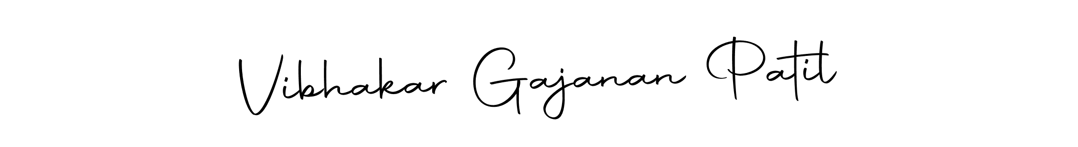 Create a beautiful signature design for name Vibhakar Gajanan Patil. With this signature (Autography-DOLnW) fonts, you can make a handwritten signature for free. Vibhakar Gajanan Patil signature style 10 images and pictures png