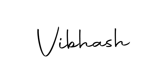 Create a beautiful signature design for name Vibhash. With this signature (Autography-DOLnW) fonts, you can make a handwritten signature for free. Vibhash signature style 10 images and pictures png