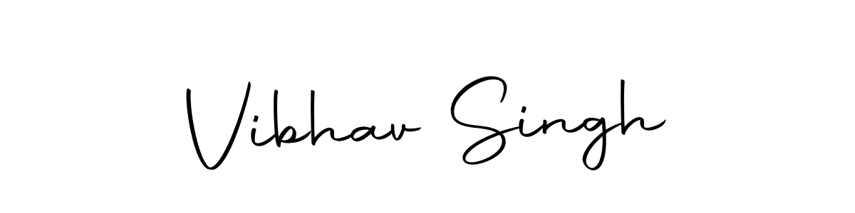 Make a beautiful signature design for name Vibhav Singh. With this signature (Autography-DOLnW) style, you can create a handwritten signature for free. Vibhav Singh signature style 10 images and pictures png