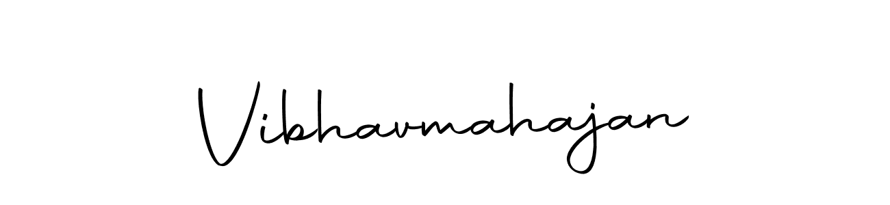 Create a beautiful signature design for name Vibhavmahajan. With this signature (Autography-DOLnW) fonts, you can make a handwritten signature for free. Vibhavmahajan signature style 10 images and pictures png