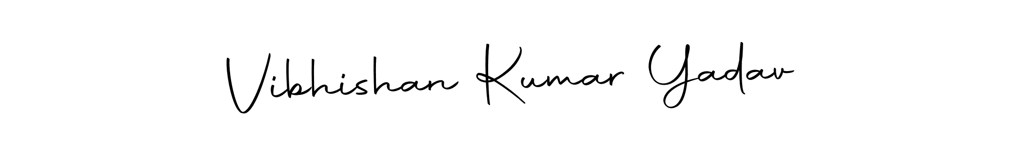 Make a beautiful signature design for name Vibhishan Kumar Yadav. With this signature (Autography-DOLnW) style, you can create a handwritten signature for free. Vibhishan Kumar Yadav signature style 10 images and pictures png