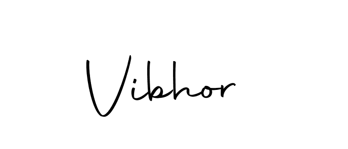 The best way (Autography-DOLnW) to make a short signature is to pick only two or three words in your name. The name Vibhor  include a total of six letters. For converting this name. Vibhor  signature style 10 images and pictures png