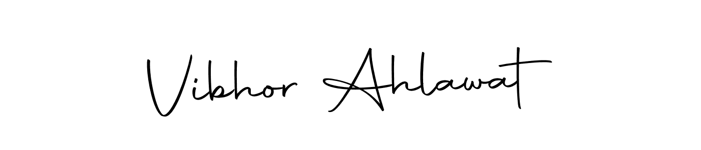 Make a beautiful signature design for name Vibhor Ahlawat. Use this online signature maker to create a handwritten signature for free. Vibhor Ahlawat signature style 10 images and pictures png
