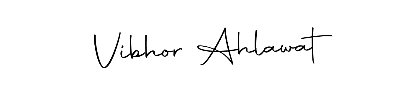 Make a beautiful signature design for name Vibhor Ahlawat. Use this online signature maker to create a handwritten signature for free. Vibhor Ahlawat signature style 10 images and pictures png