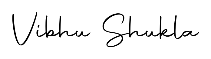 Make a beautiful signature design for name Vibhu Shukla. Use this online signature maker to create a handwritten signature for free. Vibhu Shukla signature style 10 images and pictures png