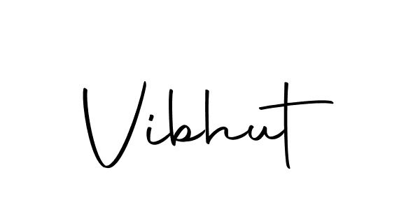 How to make Vibhut signature? Autography-DOLnW is a professional autograph style. Create handwritten signature for Vibhut name. Vibhut signature style 10 images and pictures png