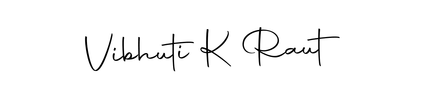 Also we have Vibhuti K Raut name is the best signature style. Create professional handwritten signature collection using Autography-DOLnW autograph style. Vibhuti K Raut signature style 10 images and pictures png