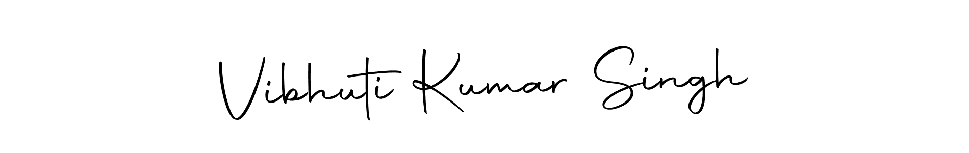 How to make Vibhuti Kumar Singh name signature. Use Autography-DOLnW style for creating short signs online. This is the latest handwritten sign. Vibhuti Kumar Singh signature style 10 images and pictures png