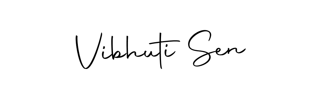 Vibhuti Sen stylish signature style. Best Handwritten Sign (Autography-DOLnW) for my name. Handwritten Signature Collection Ideas for my name Vibhuti Sen. Vibhuti Sen signature style 10 images and pictures png