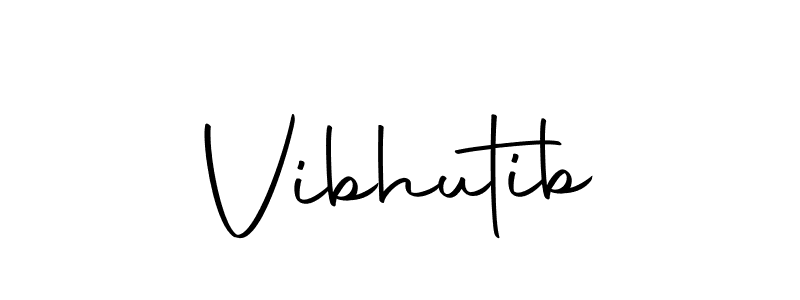 You should practise on your own different ways (Autography-DOLnW) to write your name (Vibhutib) in signature. don't let someone else do it for you. Vibhutib signature style 10 images and pictures png