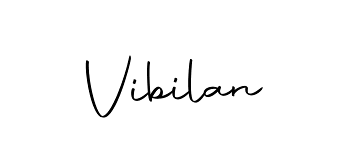 Use a signature maker to create a handwritten signature online. With this signature software, you can design (Autography-DOLnW) your own signature for name Vibilan. Vibilan signature style 10 images and pictures png