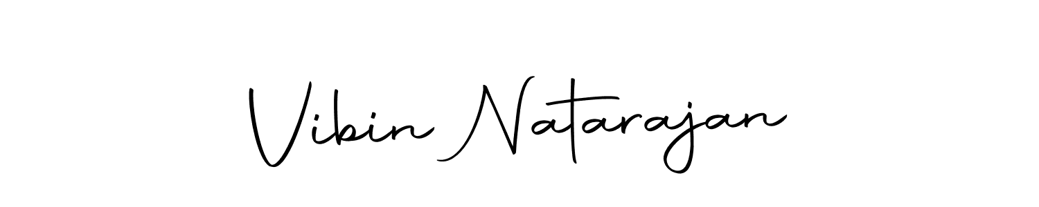 Design your own signature with our free online signature maker. With this signature software, you can create a handwritten (Autography-DOLnW) signature for name Vibin Natarajan. Vibin Natarajan signature style 10 images and pictures png