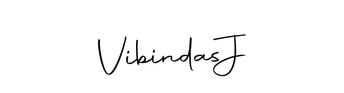 Vibindas  J stylish signature style. Best Handwritten Sign (Autography-DOLnW) for my name. Handwritten Signature Collection Ideas for my name Vibindas  J. Vibindas  J signature style 10 images and pictures png