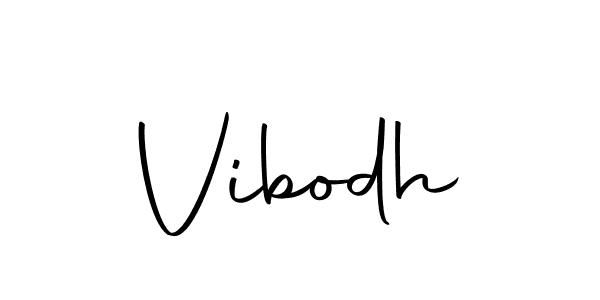 Vibodh stylish signature style. Best Handwritten Sign (Autography-DOLnW) for my name. Handwritten Signature Collection Ideas for my name Vibodh. Vibodh signature style 10 images and pictures png