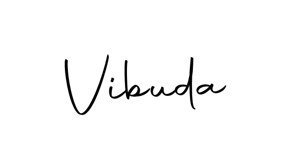 Design your own signature with our free online signature maker. With this signature software, you can create a handwritten (Autography-DOLnW) signature for name Vibuda. Vibuda signature style 10 images and pictures png