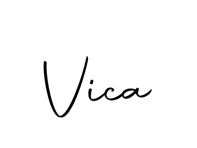 Make a beautiful signature design for name Vica. Use this online signature maker to create a handwritten signature for free. Vica signature style 10 images and pictures png