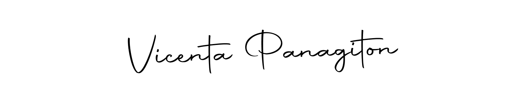 Autography-DOLnW is a professional signature style that is perfect for those who want to add a touch of class to their signature. It is also a great choice for those who want to make their signature more unique. Get Vicenta Panagiton name to fancy signature for free. Vicenta Panagiton signature style 10 images and pictures png