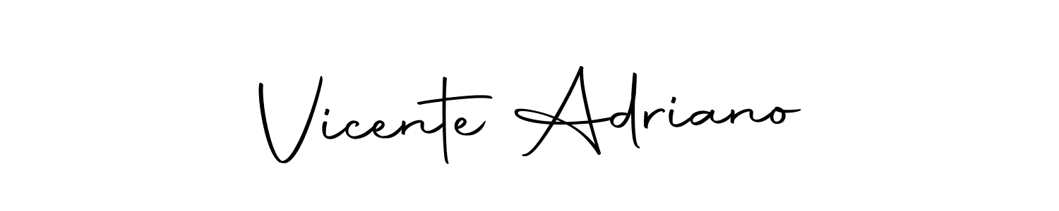 This is the best signature style for the Vicente Adriano name. Also you like these signature font (Autography-DOLnW). Mix name signature. Vicente Adriano signature style 10 images and pictures png