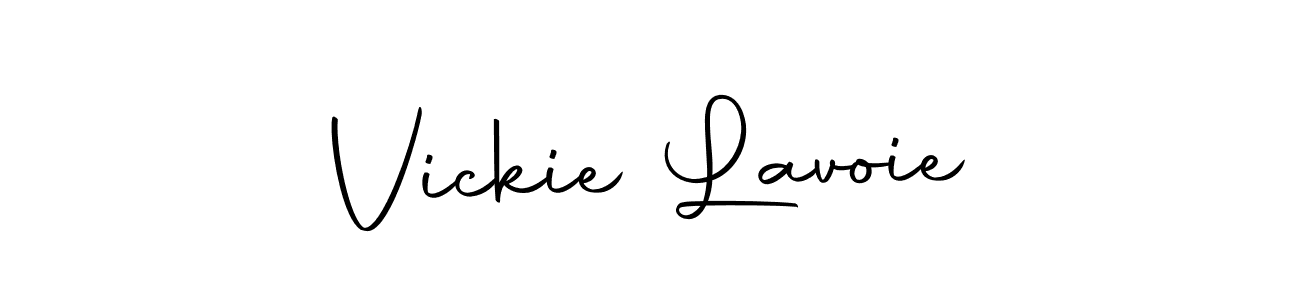 Create a beautiful signature design for name Vickie Lavoie. With this signature (Autography-DOLnW) fonts, you can make a handwritten signature for free. Vickie Lavoie signature style 10 images and pictures png