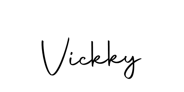 Similarly Autography-DOLnW is the best handwritten signature design. Signature creator online .You can use it as an online autograph creator for name Vickky. Vickky signature style 10 images and pictures png