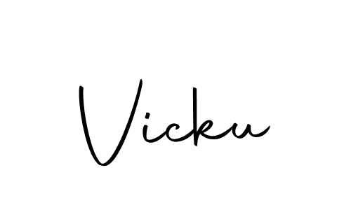 Also we have Vicku name is the best signature style. Create professional handwritten signature collection using Autography-DOLnW autograph style. Vicku signature style 10 images and pictures png