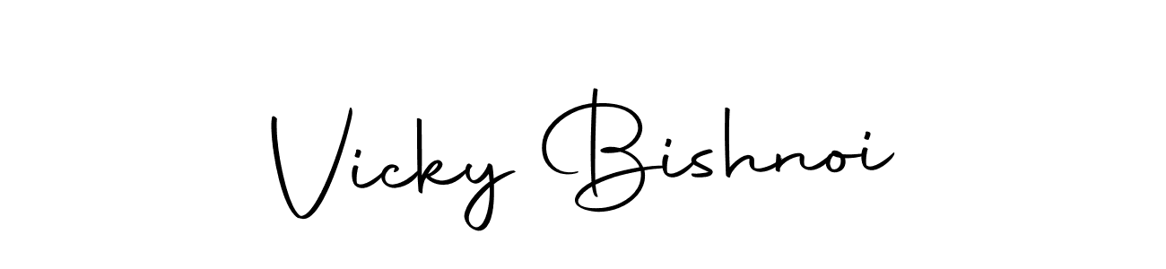 It looks lik you need a new signature style for name Vicky Bishnoi. Design unique handwritten (Autography-DOLnW) signature with our free signature maker in just a few clicks. Vicky Bishnoi signature style 10 images and pictures png