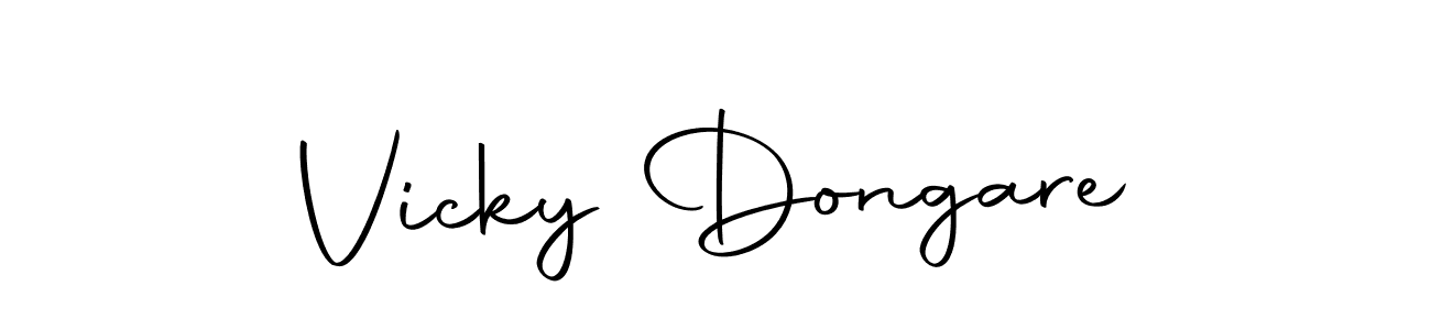 Make a beautiful signature design for name Vicky Dongare. Use this online signature maker to create a handwritten signature for free. Vicky Dongare signature style 10 images and pictures png