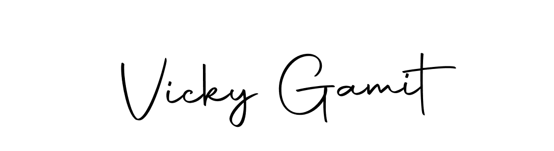 Here are the top 10 professional signature styles for the name Vicky Gamit. These are the best autograph styles you can use for your name. Vicky Gamit signature style 10 images and pictures png