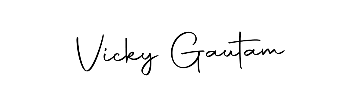 It looks lik you need a new signature style for name Vicky Gautam. Design unique handwritten (Autography-DOLnW) signature with our free signature maker in just a few clicks. Vicky Gautam signature style 10 images and pictures png