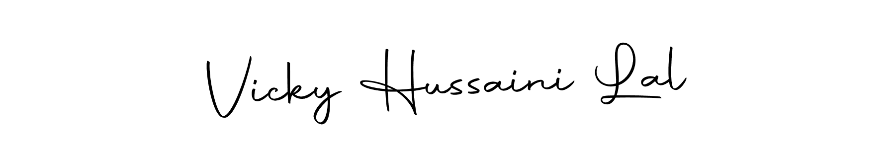 Autography-DOLnW is a professional signature style that is perfect for those who want to add a touch of class to their signature. It is also a great choice for those who want to make their signature more unique. Get Vicky Hussaini Lal name to fancy signature for free. Vicky Hussaini Lal signature style 10 images and pictures png