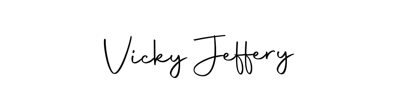 Use a signature maker to create a handwritten signature online. With this signature software, you can design (Autography-DOLnW) your own signature for name Vicky Jeffery. Vicky Jeffery signature style 10 images and pictures png