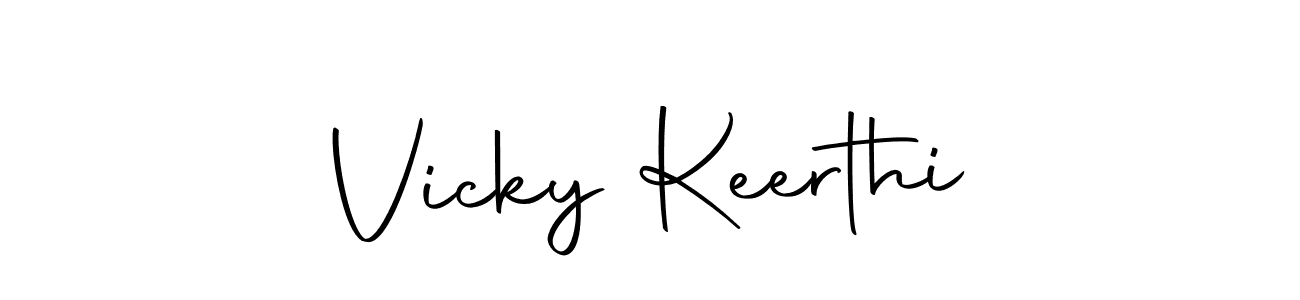 Make a beautiful signature design for name Vicky Keerthi. With this signature (Autography-DOLnW) style, you can create a handwritten signature for free. Vicky Keerthi signature style 10 images and pictures png