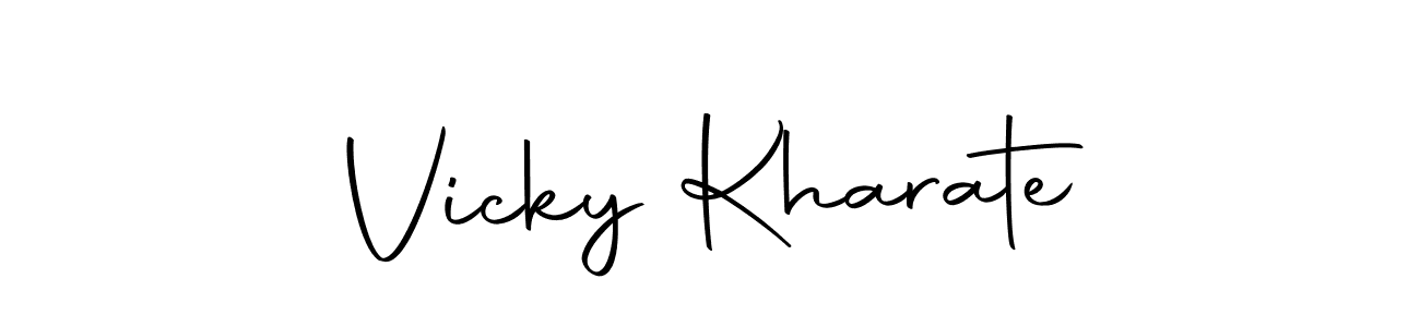 The best way (Autography-DOLnW) to make a short signature is to pick only two or three words in your name. The name Vicky Kharate include a total of six letters. For converting this name. Vicky Kharate signature style 10 images and pictures png
