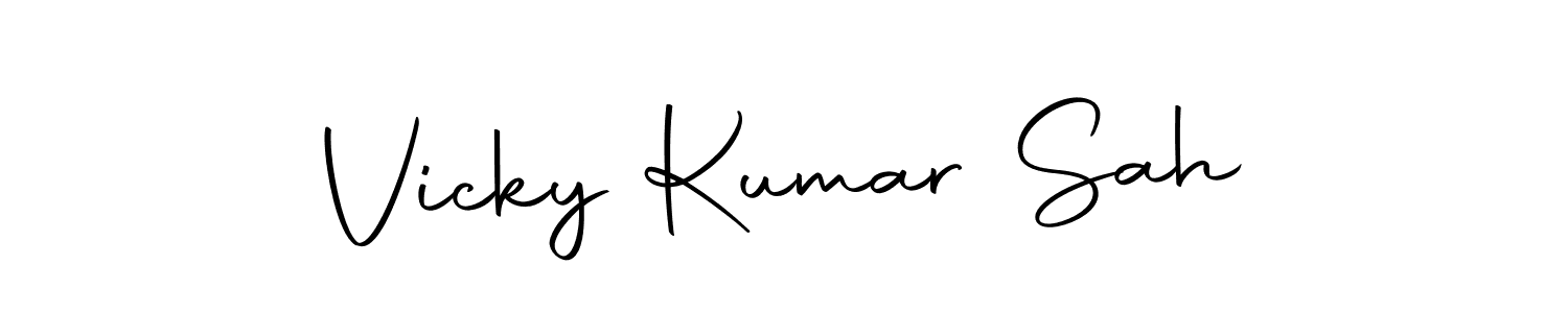 Also we have Vicky Kumar Sah name is the best signature style. Create professional handwritten signature collection using Autography-DOLnW autograph style. Vicky Kumar Sah signature style 10 images and pictures png