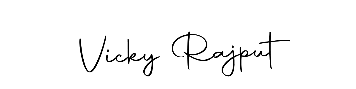 Design your own signature with our free online signature maker. With this signature software, you can create a handwritten (Autography-DOLnW) signature for name Vicky Rajput. Vicky Rajput signature style 10 images and pictures png