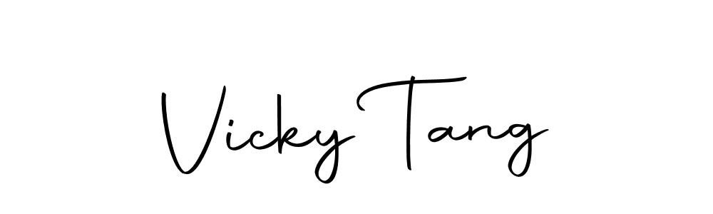 Once you've used our free online signature maker to create your best signature Autography-DOLnW style, it's time to enjoy all of the benefits that Vicky Tang name signing documents. Vicky Tang signature style 10 images and pictures png