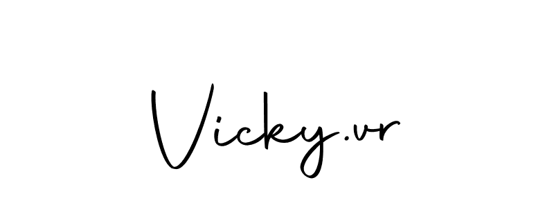 The best way (Autography-DOLnW) to make a short signature is to pick only two or three words in your name. The name Vicky.vr include a total of six letters. For converting this name. Vicky.vr signature style 10 images and pictures png