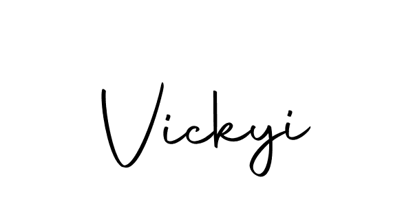 Autography-DOLnW is a professional signature style that is perfect for those who want to add a touch of class to their signature. It is also a great choice for those who want to make their signature more unique. Get Vickyi name to fancy signature for free. Vickyi signature style 10 images and pictures png