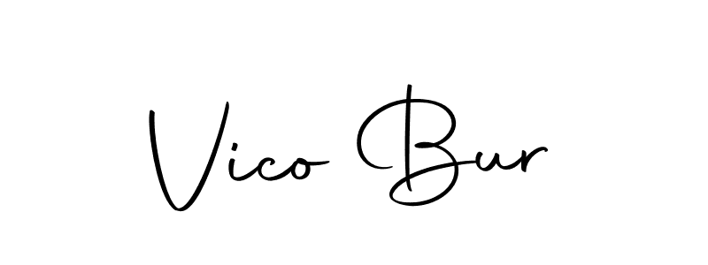 You can use this online signature creator to create a handwritten signature for the name Vico Bur. This is the best online autograph maker. Vico Bur signature style 10 images and pictures png