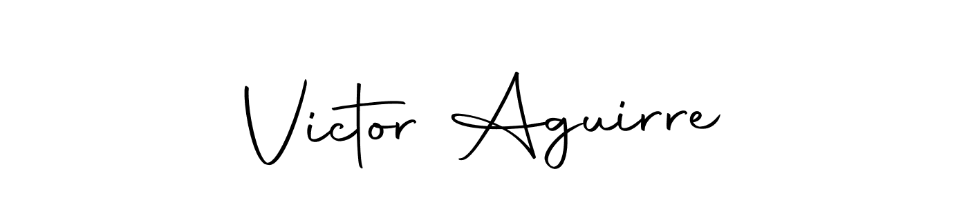 This is the best signature style for the Victor Aguirre name. Also you like these signature font (Autography-DOLnW). Mix name signature. Victor Aguirre signature style 10 images and pictures png