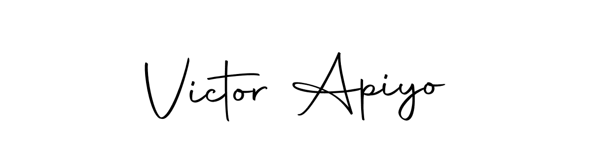 Make a beautiful signature design for name Victor Apiyo. Use this online signature maker to create a handwritten signature for free. Victor Apiyo signature style 10 images and pictures png