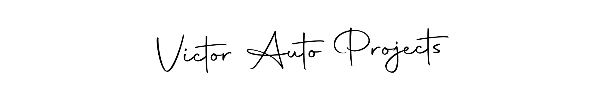 The best way (Autography-DOLnW) to make a short signature is to pick only two or three words in your name. The name Victor Auto Projects include a total of six letters. For converting this name. Victor Auto Projects signature style 10 images and pictures png